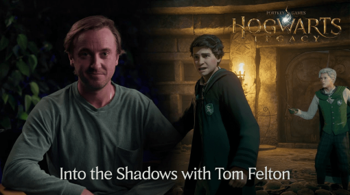 『ホグワーツ・レガシー』ドラコ・マルフォイ役の俳優「トム・フェルトン」氏のゲームプレイ映像が公開。マルフォイ風主人公で闇の呪文のクエストに挑む