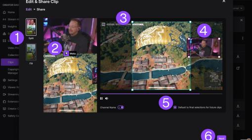 Twitchが縦型動画形式にエクスポートできる「クリップエディター」ツールを提供開始―YouTube Shortsへの直接共有も可能