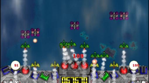 タワーディフェンスSTG「Million Shells」，Switch向けに配信中。超巨大戦艦の砲台を管理して，次々に現れる敵を迎撃する
