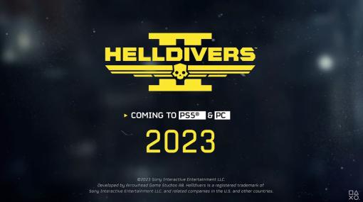 「HELLDIVERS 2」，PC/PS5向けに2023年リリース決定。新作はTPSになって登場