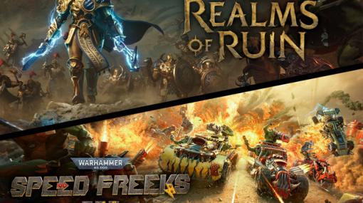 『Warhammer Age of Sigmar: Realms of Ruin』『Warhammer 40,000: Speed Freeks』が初公開