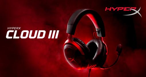 ゲーミングヘッドセット「HyperX Cloud III」が6月12日に発売！本日5月30日よりAmazonにて予約開始。角度付き53mmドライバーで最適な音響を提供