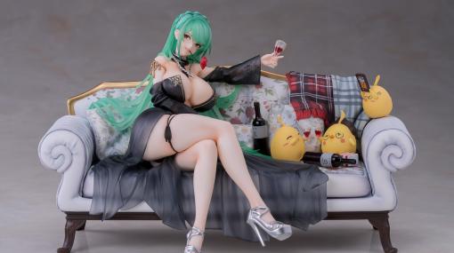 「アズールレーン」リットリオのフィギュアがダイキ工業から発売。黒いドレス“カラブリア・アウレア”を纏った姿で，予約受付を本日開始