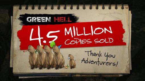 熱帯雨林サバイバル『Green Hell』販売本数450万本突破！Steamストアページでは40%オフのセールも実施中