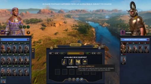 「Total War: PHARAOH」を45分たっぷり解説。開発陣の濃厚な座談会＋ゲーム映像を交えた紹介映像公開