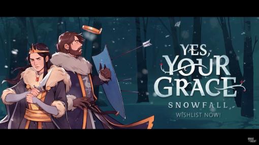 「Yes, Your Grace: Snowfall」が2024年に発売決定。国民の意見を取捨選択する王国運営ゲームの新作