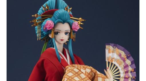 日本人形の老舗メーカー久月が『ワンピース』小紫を制作。お値段は18万円。伝統工芸士が手作業で仕立てた着物に注目