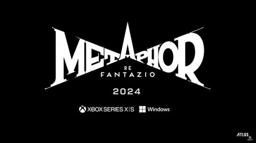アトラスの新作RPG「METAPHOR RE FANTAZIO」が発表。2024年発売予定【#XboxShowcase】