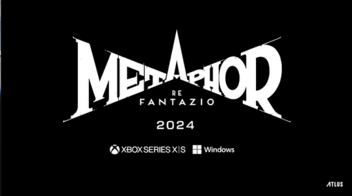アトラス新作RPG『Metaphor Re Fantazio』2024年発売決定！