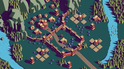 王国づくり＆防衛ゲーム『Thronefall』正式発表。さくっと遊べて奥深い戦略性、高評価町づくりストラテジー開発元が手がける