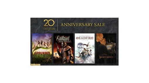 『Fallout: New Vegas』275円、『アウター・ワールド』34％オフ、『Grounded』40％オフなど。ObsidianのアニバーサリーセールがSteamで開催中