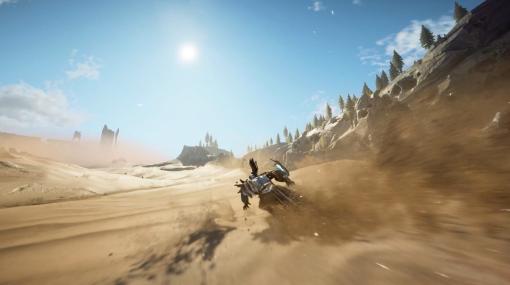 砂漠をサーフィンできるセミオープンワールドのアクションRPG『Atlas Fallen』よりゲームプレイ映像が公開 巨大な敵とのバトルなどを収録