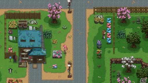 クラフトや農業も楽しめるピクセル風RPG「ガーラント：冒険物語」の無料体験版がSteamにて配信開始！