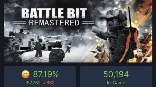 早期アクセスながらどこまで伸びるか！？ローポリFPS『BattleBit Remastered』同時接続プレイヤー五万人を突破