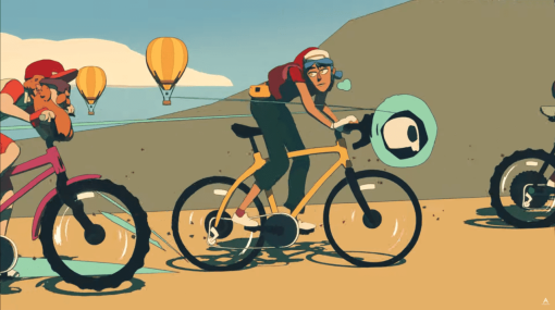 トゥーンシェーダーの美しい世界を自転車で駆け巡るゲーム『Ghost Bike』発表。若き自転車乗りとして「生者と死者の世界」を行き来する「ゴーストバイク」を復活させよう