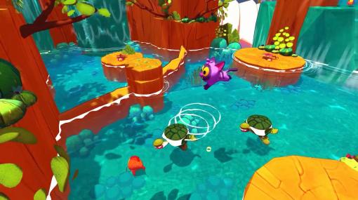 子猫と魚の協力アクション『River Tails: Stronger Together』最新アプデで日本語表示に対応。ゲームプレイの改善なども実施