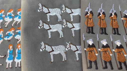 ”刺繍”でアニメーションを表現したアクションゲーム『Scarlet Deer Inn』の新トレイラーが公開。主人公やさまざまな住人、ガチョウや牛たちのかわいらしい姿が