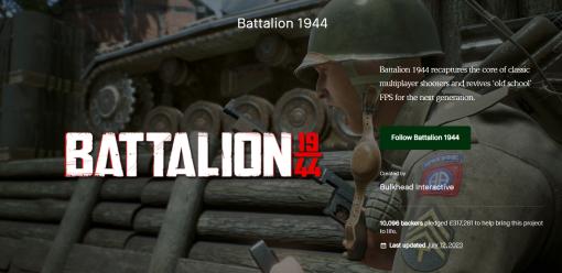 知られざる神ゲー「Battalion 1944」，クラウドファンディングに参加した支援者に対する返金を発表