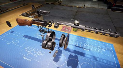 銃器工房シム『Gunsmith Simulator』Steamにて7月19日に早期アクセス配信開始へ。リアルに再現された銃をバラして整備・改造・試し撃ち