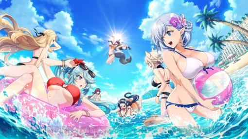 『カゲマス』七陰の水着姿解禁！ 真夏のビーチリゾートで天然と人工の新たな戦いが幕を開ける