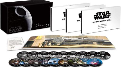 シリーズ9作を収めたBD「スター・ウォーズ　スカイウォーカー・サーガ 4K UHD コンプリートBOX」がAmazonでセール中