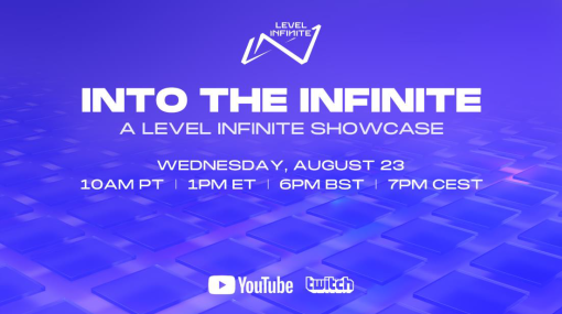 Level Infinite、「INTO THE INFINITE」を8月24日午前2時より配信決定！　グローバルパートナーより新作情報が続々！