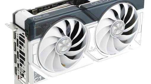 白色の独自2連ファンクーラー搭載のASUS製RTX 4060カードが発売に