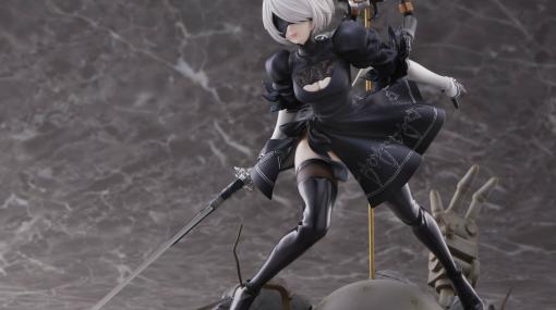 TVアニメ「NieR:Automata Ver1.1a」より2Bが1/7スケールフィギュアで登場！マスク無しver.の顔パーツも付属