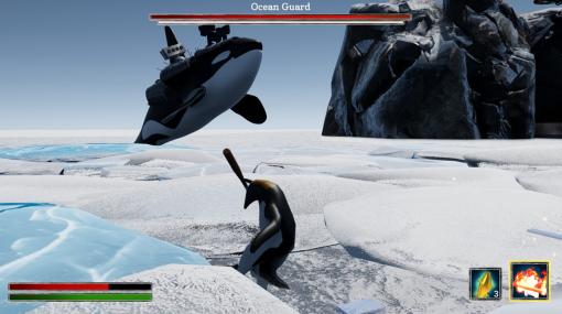 謎のペンギンソウルライク『The PenguinGame 2 -Lies of Penguin-』Steam登場、今月末無料配信へ。伝説の棍棒で環境破壊人間に復讐する“偽りのPenguin”