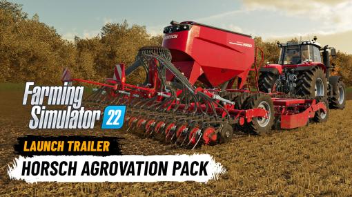 「Farming Simulator 22」，先端的な小耕起栽培が楽しめる拡張パック「HORSCH AgroVation Pack」をリリース