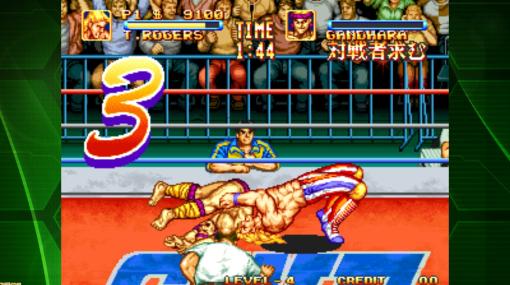 スマホ版『ファイヤー・スープレックス アケアカNEOGEO』が本日（7/27）配信。空中殺法や反則攻撃、電流マッチとプロレス要素満載、多人数プレイに対応