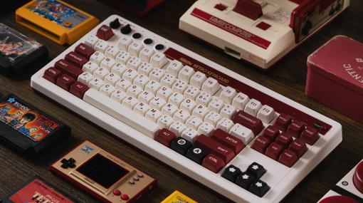 ファミコン/NES風のメカニカルキーボードを8bitDoが発表。マクロ登録可能なデカいボタンも