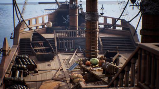 「Unreal Engine」2023年8月の無料マーケットプレイスコンテンツが公開！海賊船の再現に役立つアセットパックや3人称視点ゲームで物体の操作を実現するBPアセットなど