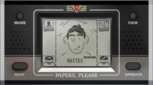 入国審査ゲーム『Papers, Please』のブラウザゲーム『LCD, Please』が無料公開。レトロ携帯機ゲーム風にデメイク