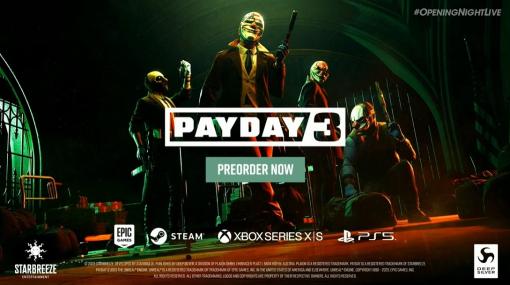 犯罪集団“PAYDAY Gang”が帰ってきた。協力型シューティング「PAYDAY 3」の最新映像公開