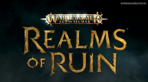 ダイナミックなバトルが特徴のRTS「Warhammer Age of Sigmar: Realms of Ruind」は11月17日にリリース