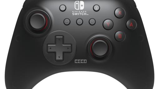 連打機能搭載のSwitch向けワイヤレスゲームパッドがHORIから登場