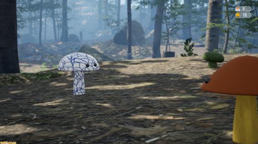 キノコの生活が体験できる『Bizarre Mushroom Cycle Simulator』がSteamでリリース。奇妙なキノコの一員となって森で佇む