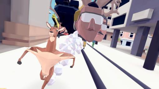 『ごく普通の鹿のゲーム DEEEER Simulator』Epic Games版が発売。なぜか二足歩行にもなるヤバイ鹿でやりたい放題
