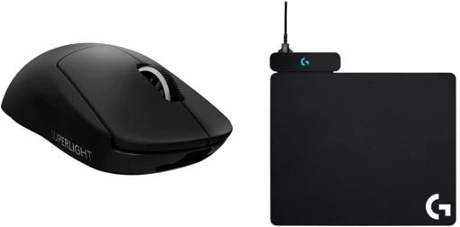 「ロジクールG」の無線ゲーミングマウス「PRO X SUPERLIGHT」とワイヤレス充電システム搭載マウスパッドのセットがAmazonで17％オフのセール中