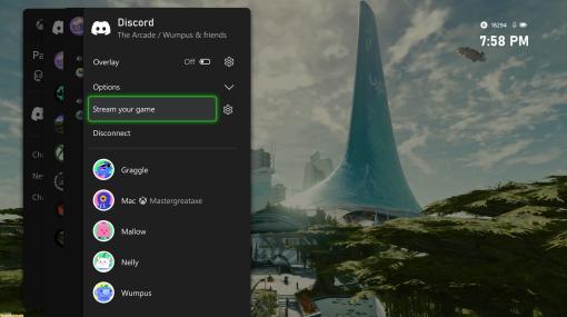 Discordに直接Xbox Series X|S・Xbox Oneのゲーム画面をストリーミング配信する機能が、今週のアップデートで一般公開へ