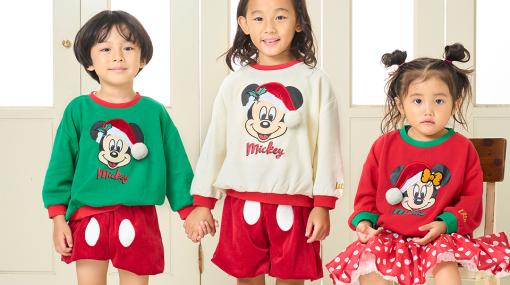 しまむらにて「LITTC DISNEY Xmas COLLECTION」が本日9月13日より販売開始！クリスマスのミッキーやミニーが描かれたコラボデザイン