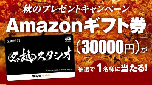 Amazonギフト券3万円分が当たるプレゼント企画を実施中【名越スタジオ】