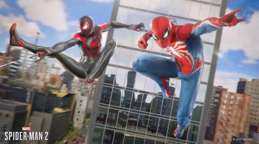 『Marvel’s Spider-Man 2』開発元が「ゴールド」を宣言、出荷用データの開発が完了。ふたりのスパイダーマンに加えて人気ヴィランのヴェノムも登場する最新作