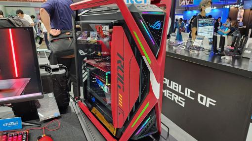 ［TGS2023］ASUSブースにエヴァ2号機とアスカが襲来！　話題のROG×エヴァンゲリオンコラボ第2弾を見逃すな