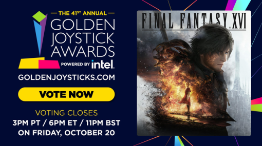 【FF16】『ファイナルファンタジーXVI』世界四大GOTY「Golden Joystick Awards」にてベストオーディオ部門とプレイステーションGOTY部門にノミネート！