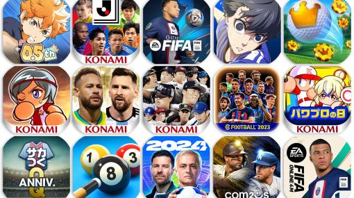 「プロ野球スピリッツA」がモバイルスポーツゲームにおける世界/日本の収益1位に。日本のランキングはKONAMIの独走状態