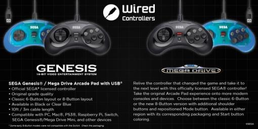 セガ公認「SEGA Saturn 2.4GHz Wireless Pro Controller」海外にて12月発売―サターンパッドベースに無線化やティック追加