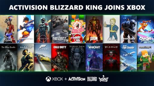 マイクロソフトがアクティビジョン・ブリザードとキングの買収完了―『CoD』『WoW』『Overwatch』『Diablo』『SEKIRO』などが正式にXboxファミリーへ