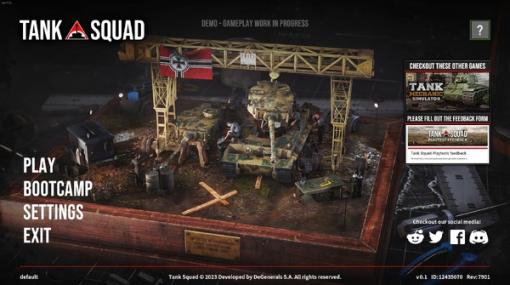 戦車シム『Tank Squad』体験版プレイレポ―名立たる名戦車を指揮して勝利を掴め【Steam NEXTフェス】